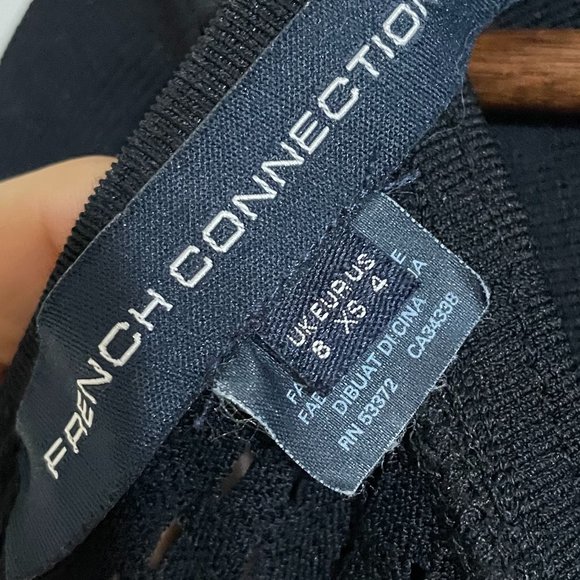 French Connection Black Bandage Mini Dress - Picture 7 of 7